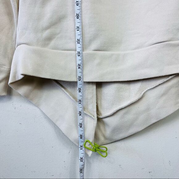 JOSEPH Runway Off White Loop Back Front Knot Raglan Crewneck Sweatshirt Sweater - Picture 15 of 15